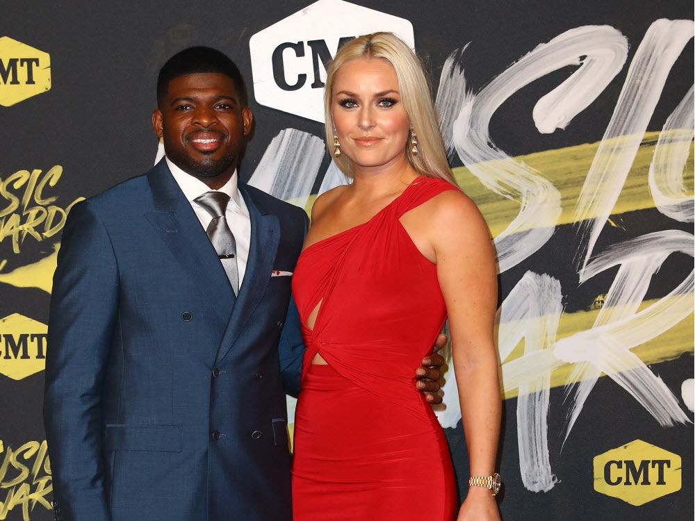 P.K. Subban and Lindsey Vonn